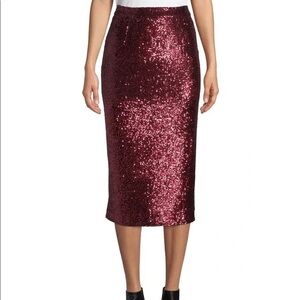 A.L.C. Sequined Midi Pencil Skirt - sz 8